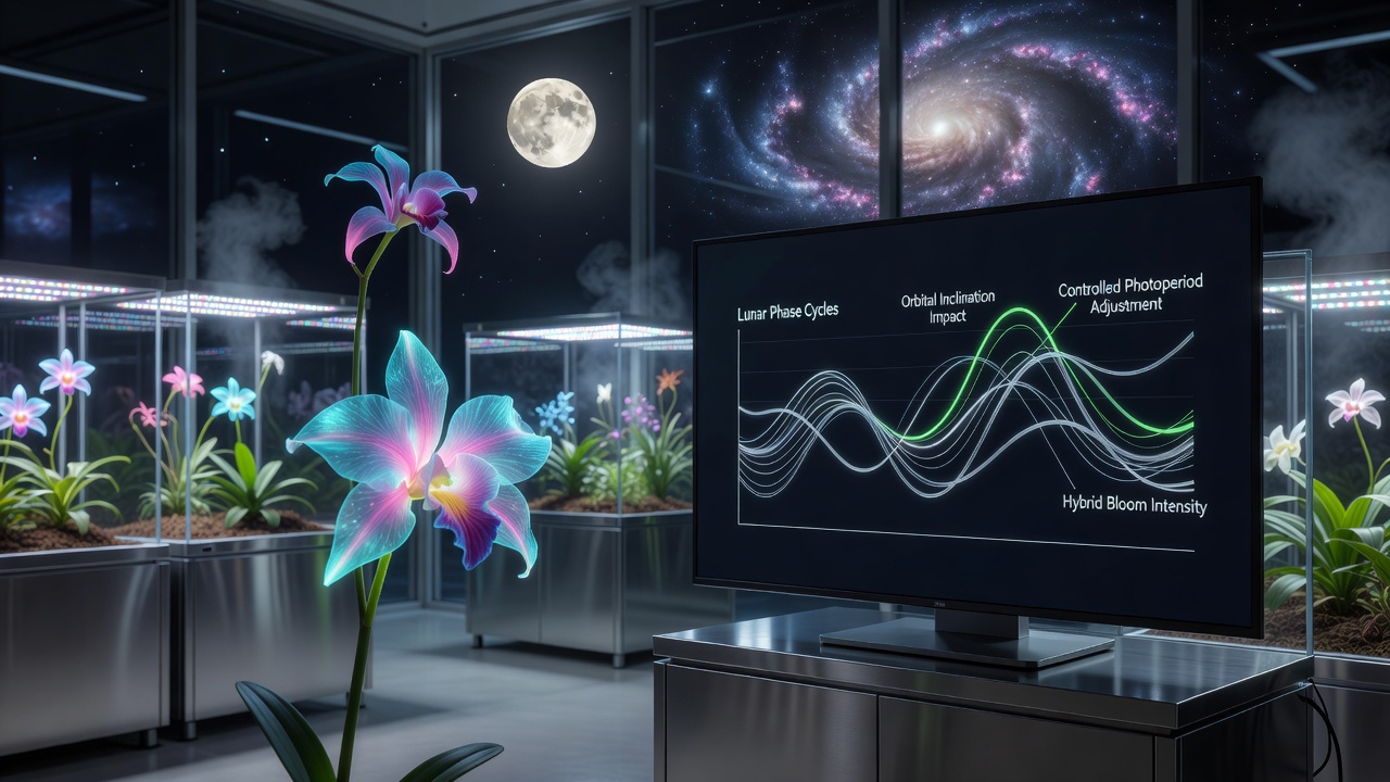 Celestial Mechanics Shape Bloom Timelines for Rare Floral Hybrids