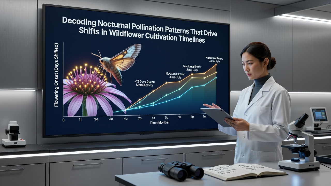 Decoding Nocturnal Pollination Patterns That Drive Shifts in Wildflower Cultivation Timelines